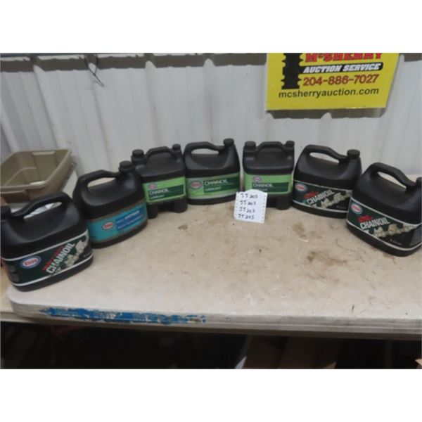 7 Esso HD Chain Oil 4 Litres Each - 28 Litres Total