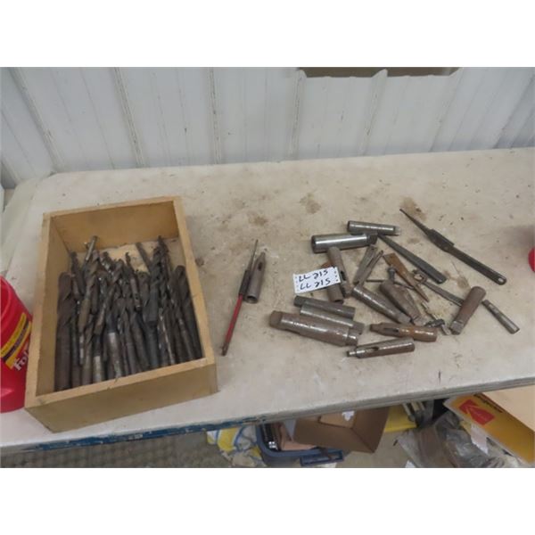 Drill Press Bits, Extensions & Knarling Tools