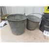 Image 3 : 5 Galvanized Pails with Handles