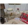 Image 3 : Pop Crate, Pickle Jar with Label, Pop Bottles plus more