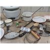 Image 3 : Enamel Ware, Slop Bucket, Cups, Commode, Kitchen Utensils & Aluminum Ware