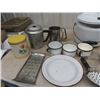 Image 4 : Enamel Ware, Slop Bucket, Cups, Commode, Kitchen Utensils & Aluminum Ware