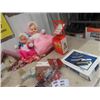 Image 2 : Christmas Pie Frames + Dish, Vintage Dolls, Craft Displays, Curling Iron plus more