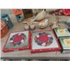 Image 3 : Christmas Pie Frames + Dish, Vintage Dolls, Craft Displays, Curling Iron plus more
