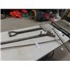 Image 1 : Hay Knife, Home Made Rake Made with Nails + Fork