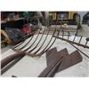 Image 3 : Hay Knife, Home Made Rake Made with Nails + Fork