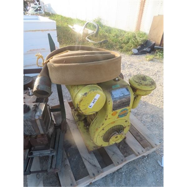 3" Gas Wisconsin Water Pump & Hose