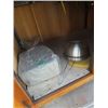 Image 4 : Homemade Potters Wheel on Cabinet with Clay & Accessories