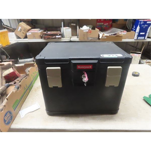 Honeywell Key Lock Safe with Key 16" x 13" x 12"