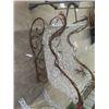 Image 2 : Reindeer + Sleigh Lighted Christmas Lawn Ornaments