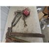 Image 3 : Miscellaneous Tools, Wrenches, Rope Hoist, Piston Compressor