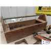 Image 2 : Wood Working Tools in Wooden Tool Box; Saws, Level, Hammer, Mitre plus more