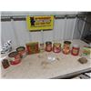 Image 1 : Household Product Tins; Cigarette, Peanut Butter plus more