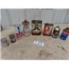 Image 1 : 8 Oil Tins; Whiz, Texaco, Castrol, Atlas plus more