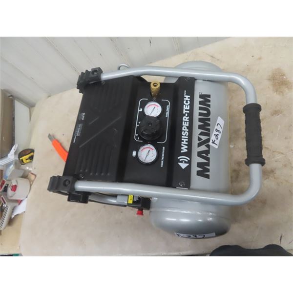 Maximum Whisper-Tech Air Compressor 4 Gal