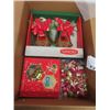 Image 4 : Vintage Christmas Ornaments; Glass Balls, Electric Candles, Tree Toppers plus more
