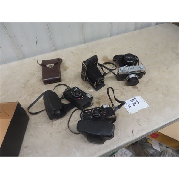 Cameras; Folding Balda + Konica