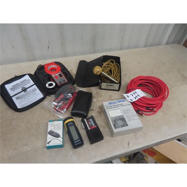 Microphone, Multimeter, Laser Level plus more