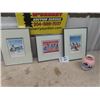 Image 1 : 3 Cecil Youngfox Framed Prints- Signed & Hand Made Vase