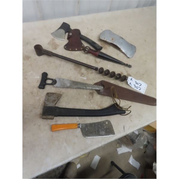 Axes & Auger Bits, Hatchet, Double Head Axe