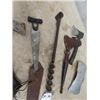 Image 3 : Axes & Auger Bits, Hatchet, Double Head Axe