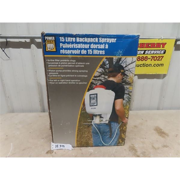 New Powerfist 15 Litre Backpack Sprayer