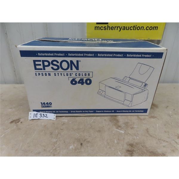 Epson Stylus Color 640 Printer - Refurbished New in Box