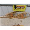 Image 2 : 2 Pairs of Snowshoes; Larger Pair Rebaf 12" x 42" & Snowtrek 10" x 32" Damaged