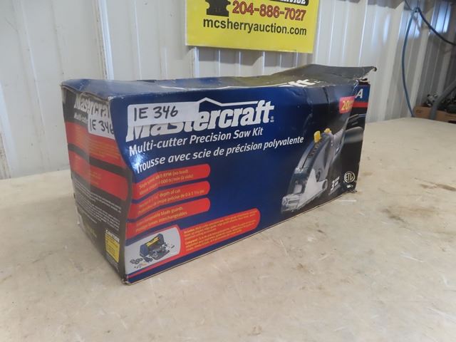 Mastercraft Multi Cutter Precision Saw Kit 4 Amp 20 Pc Kit - New in Box