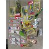 Image 1 : 30 pc Fishing Accessories; Hooks, Lures, Wigglers plus more