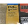 Image 3 : Powerfist 32 pc 3/8" SAE/Metric Impact Socket Set- New + Mastercraft Maximum 44pc 1/2" SAE/Metric Im