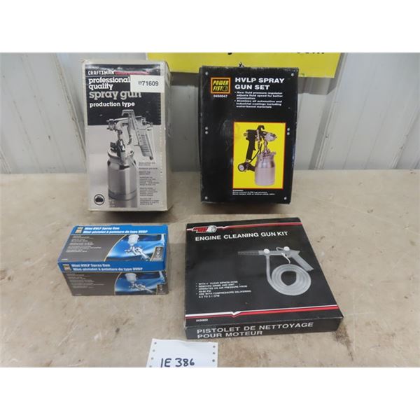 Craftsman Spray gun, Powerfist Spray Gun Set, Powerfist Engine Cleaning Kit, Powerfist Mini HVLP Spr