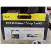Image 2 : Pex Multi Head Crimp Tool Kit - New , Powerfist Wire Strippers, 5 Powerfist Pliers, 2 Rolls of Wire