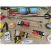 Image 4 : Paint Brushes, Misc. Tape, Scrapers, Respirator, Paint Mixers, Aprons, Small Tarp plus more - most n