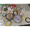 Image 5 : Paint Brushes, Misc. Tape, Scrapers, Respirator, Paint Mixers, Aprons, Small Tarp plus more - most n