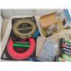 Image 2 : 2 Inline Duct Fans, Misc. Screws, Super Klip Hangers, Band Saw Blades, 71/4" Framing Blades, 7" Diam