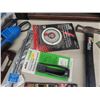 Image 4 : Miscellaneous Tools; Mastercraft Corded Multi Tool Fat Max Hammer, Tape Measure, Chainsaw Chain, San