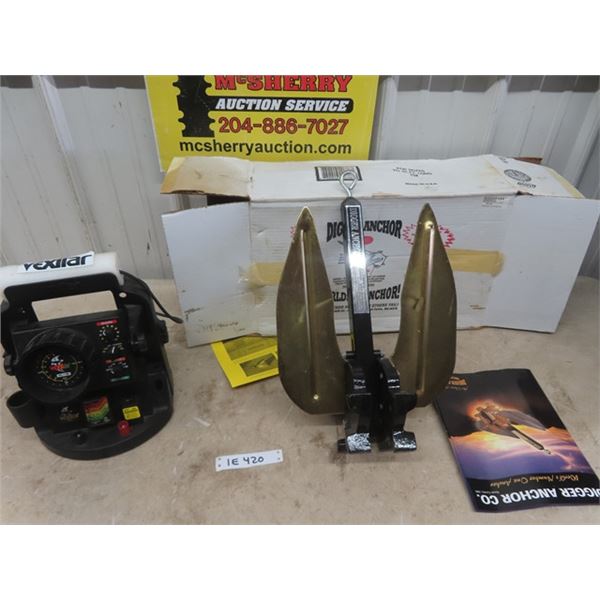 Digger Anchor #15 , Vexilar FL-18 Fish Finder