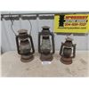 Image 1 : 3 Old Beacon Barn Lanterns