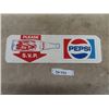 Image 1 : Pepsi Cola Tin Rack Sign 6" x 19"