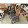 Image 7 : 8pc Dining Room Set ; Table 38" x 56"  with 2 Leaves - Fully Extended 86" x 38" , China Cabinet 17" 