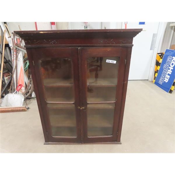 2 Door China Cabinet 12" x 39.5" x 49.5"