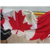 Image 4 : Wooden Bear in Logs & Canada Flag 36" x 72"