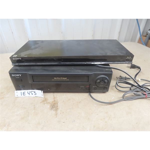 Sony BDP-5380 DVD Player , Sony Slv 340 VCR