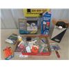 Image 1 : Misc. Lot ; Bathroom Taps, Water Filter, Wrench, Rope Light, Drawer Pulls plus more