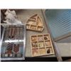 Image 4 : Shoe Mandrel, Wicker Dog Bed, Wash Board, Stained Glass, Shells