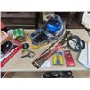 Image 1 : Powerfist Polisher, Shoes Sz 91/2, Locks, Dent Repair Kit, Blacklight plus more