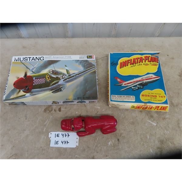 Air Canada Inflata-Plane, Revell 1/32 Scale Mustang Reliable Toys, Pull-Along Pluto Toy