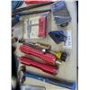 Image 3 : Misc. Tools; Trowels, Hammer, Temp Reader, Level, Clamp, Splitting Wedge