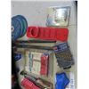 Image 5 : Misc. Tools; Trowels, Hammer, Temp Reader, Level, Clamp, Splitting Wedge